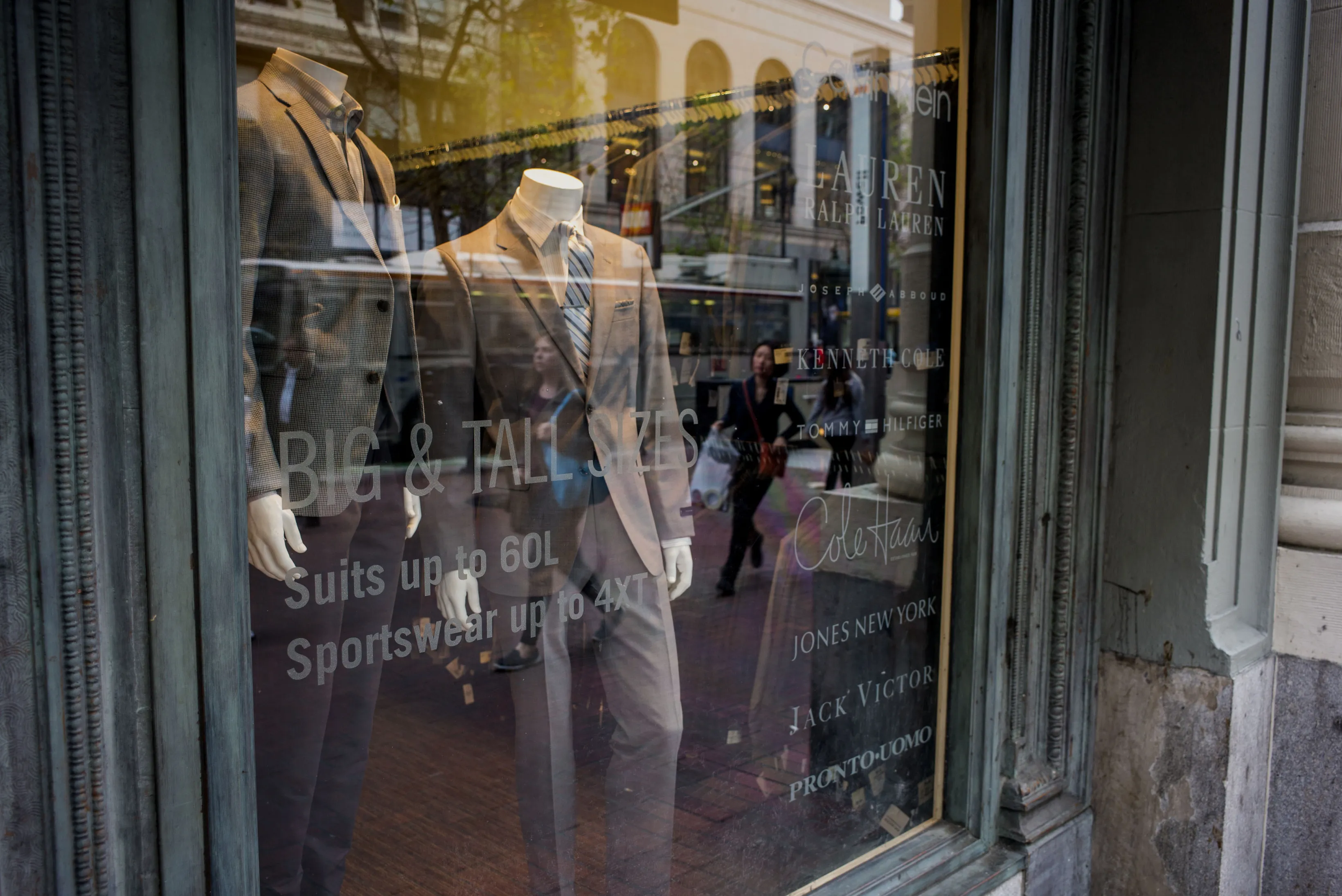 A Men's Warehouse Inc. store in San Francisco, California.