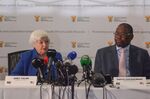 Janet Yellen and Enoch Godongwana on Jan. 26