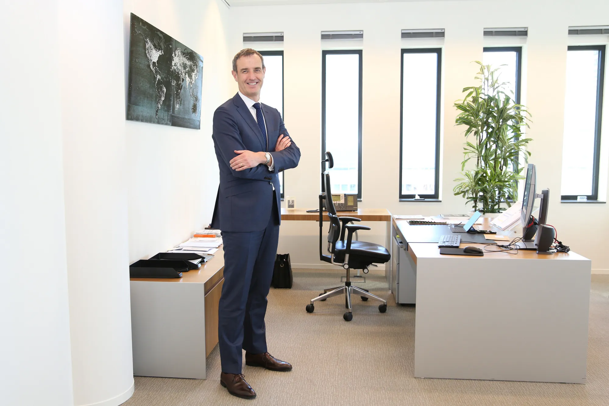 Rob Wainwright in his office on March 20.