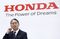 Honda Motor CEO Toshihiro Mibe News Briefing on Electric Vehicles