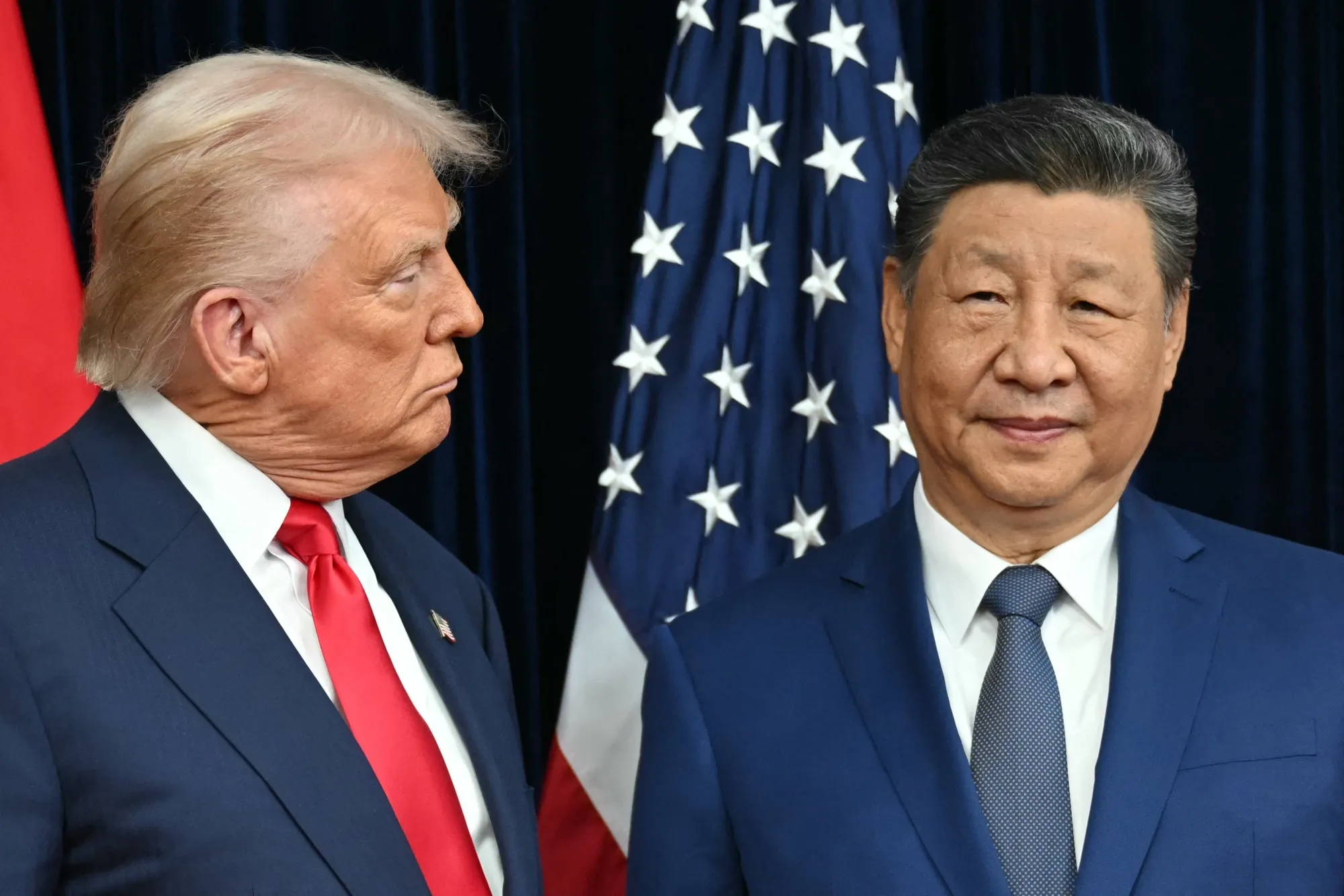 トランプ米大統領と中国の習近平国家主席（2025年）　