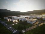 A rendering of the planned CubicPV factory. 