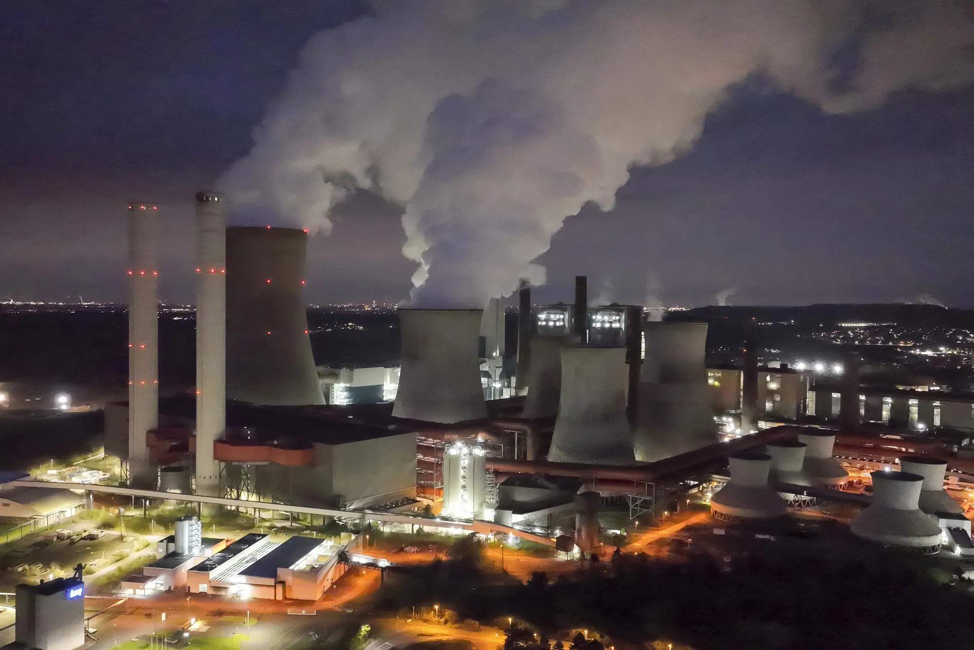 A coal fueled power station in Bergheim Niederaussem, Germany.