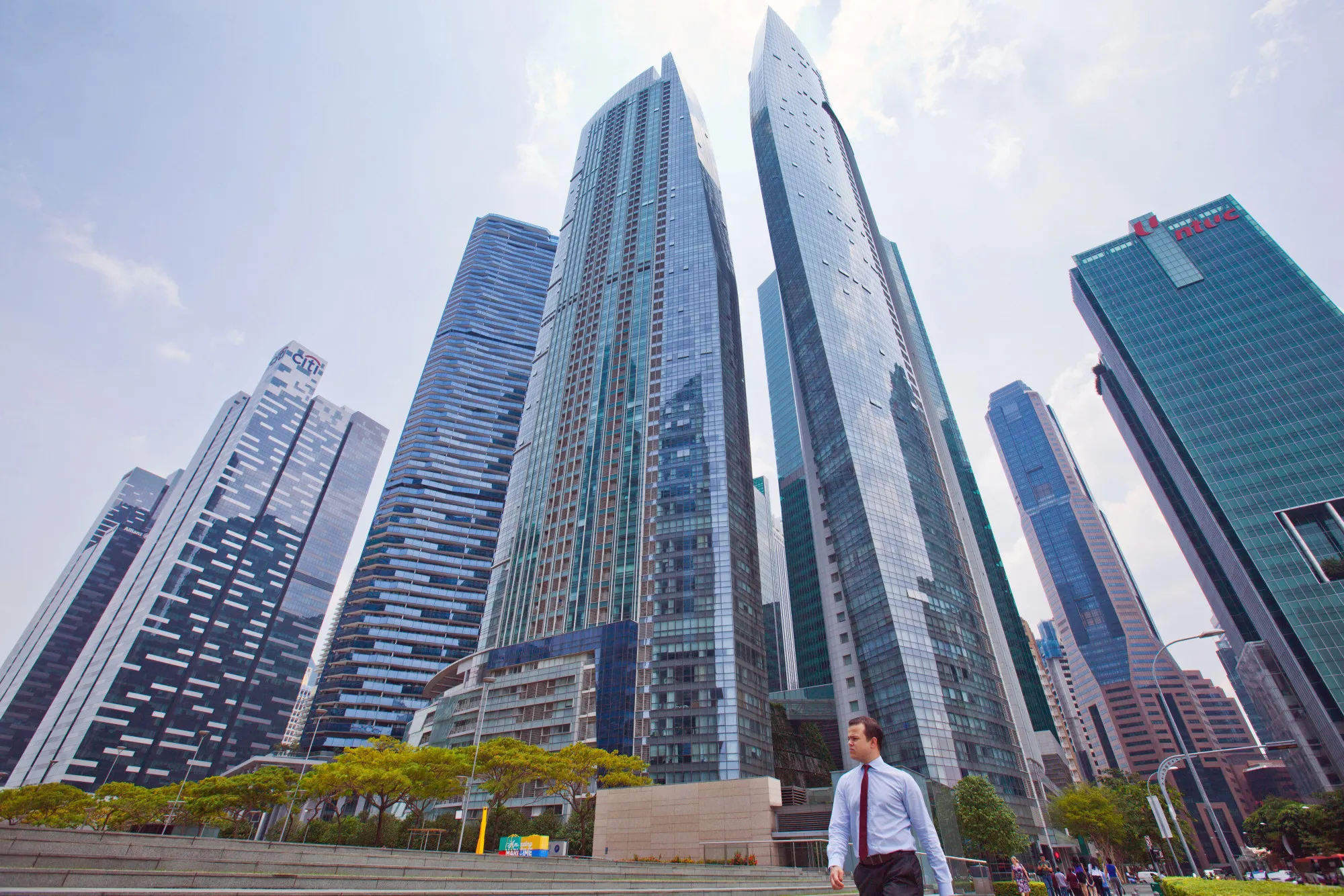 General Images Of Singapore's Central Business District