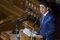 Prime Minister Shinzo Abe addresses As Japan Diet Opens The 196th Session