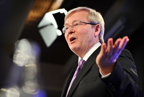 Australian Prime Minister Kevin Rudd