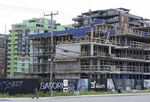 A condo building under construction in Lasalle, Quebec, on Thursday, June 2.