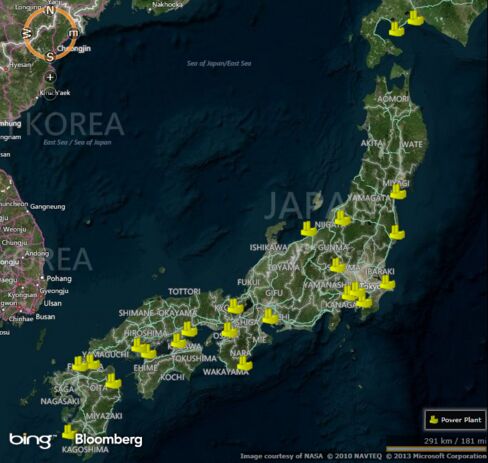 Japan Natural Gas Plants