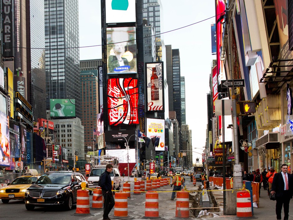 The Federal Government Is Not Requiring Times Square To Remove Its