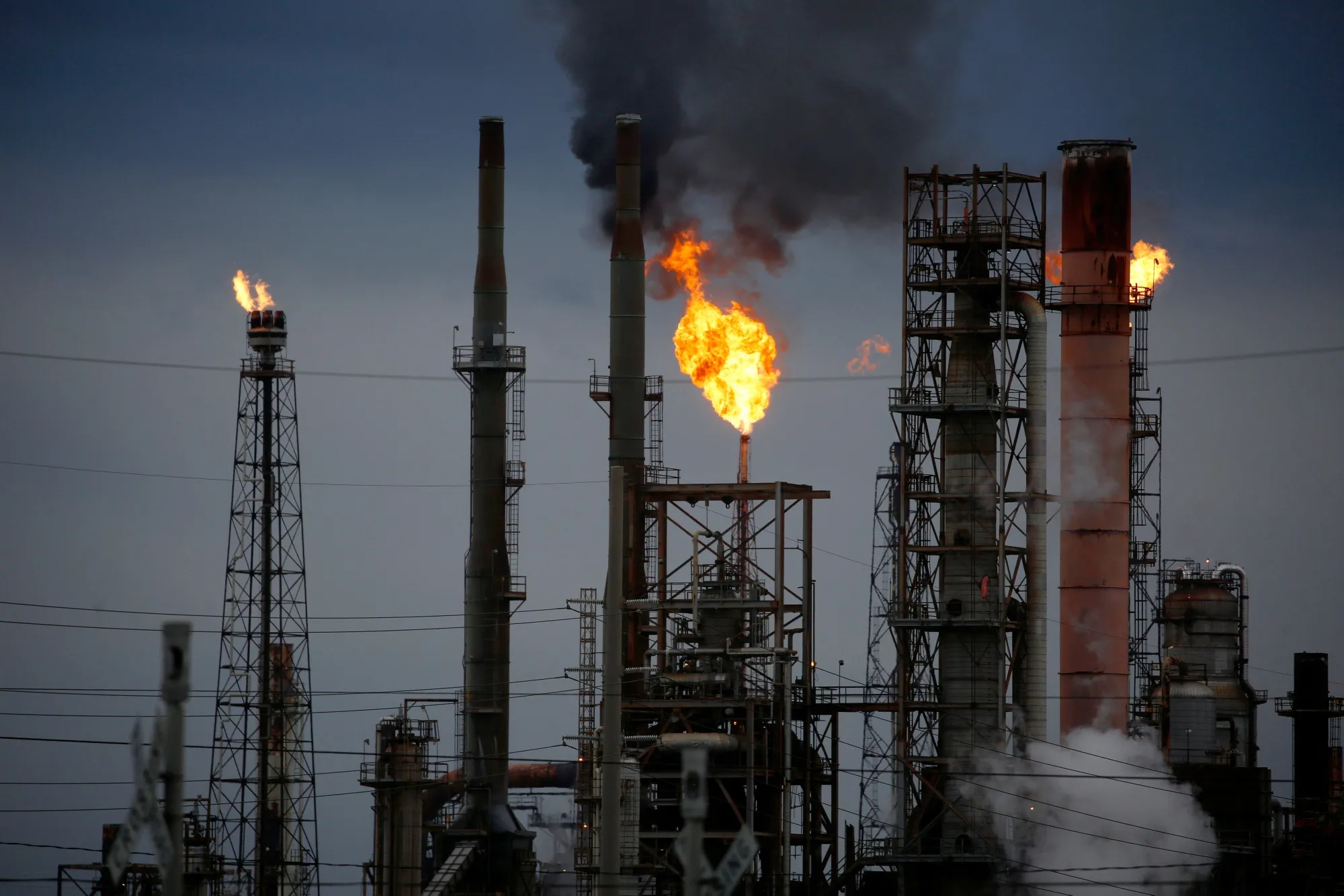 The Motiva refinery in Port Arthur, Texas.
