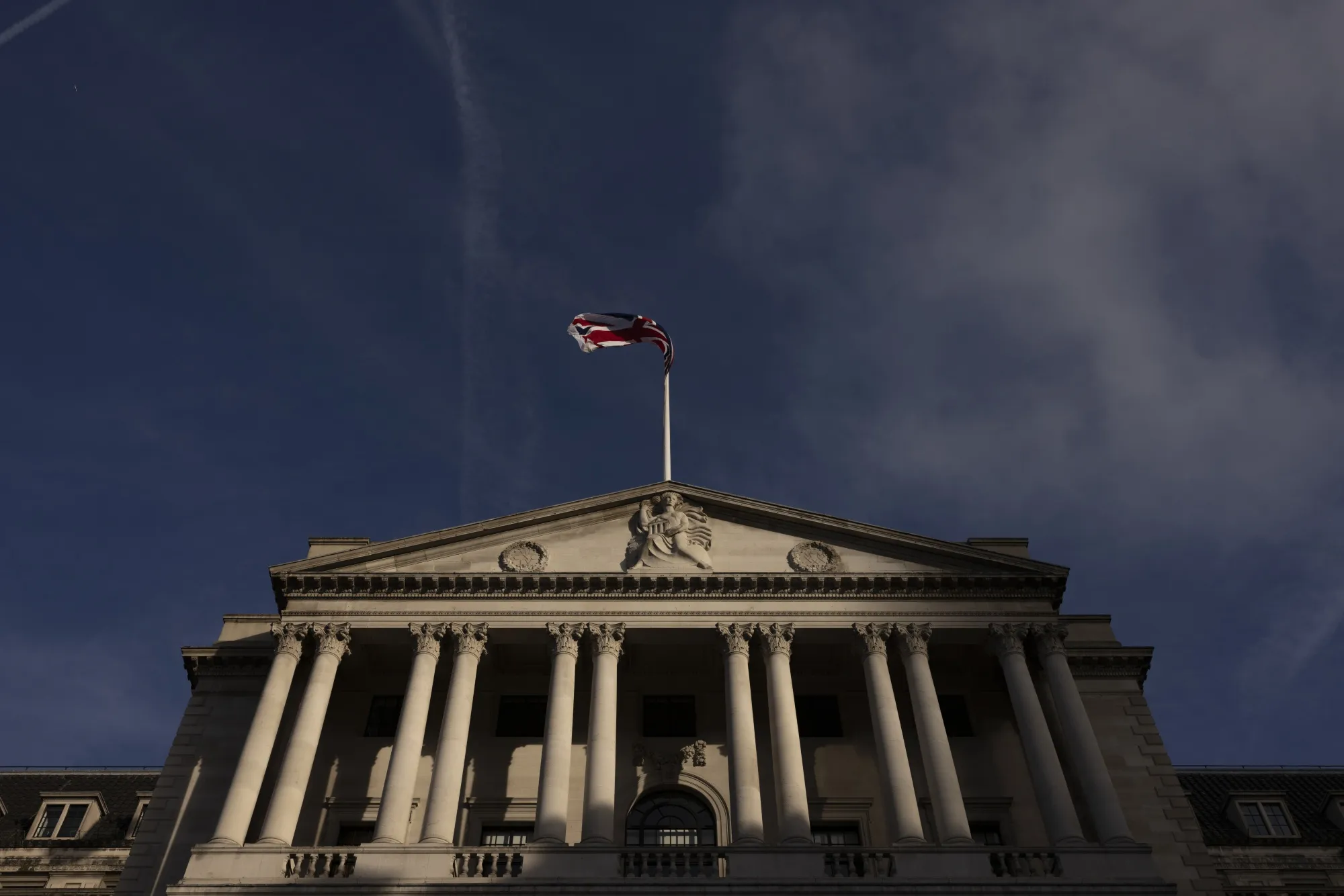 The Bank of England in London.