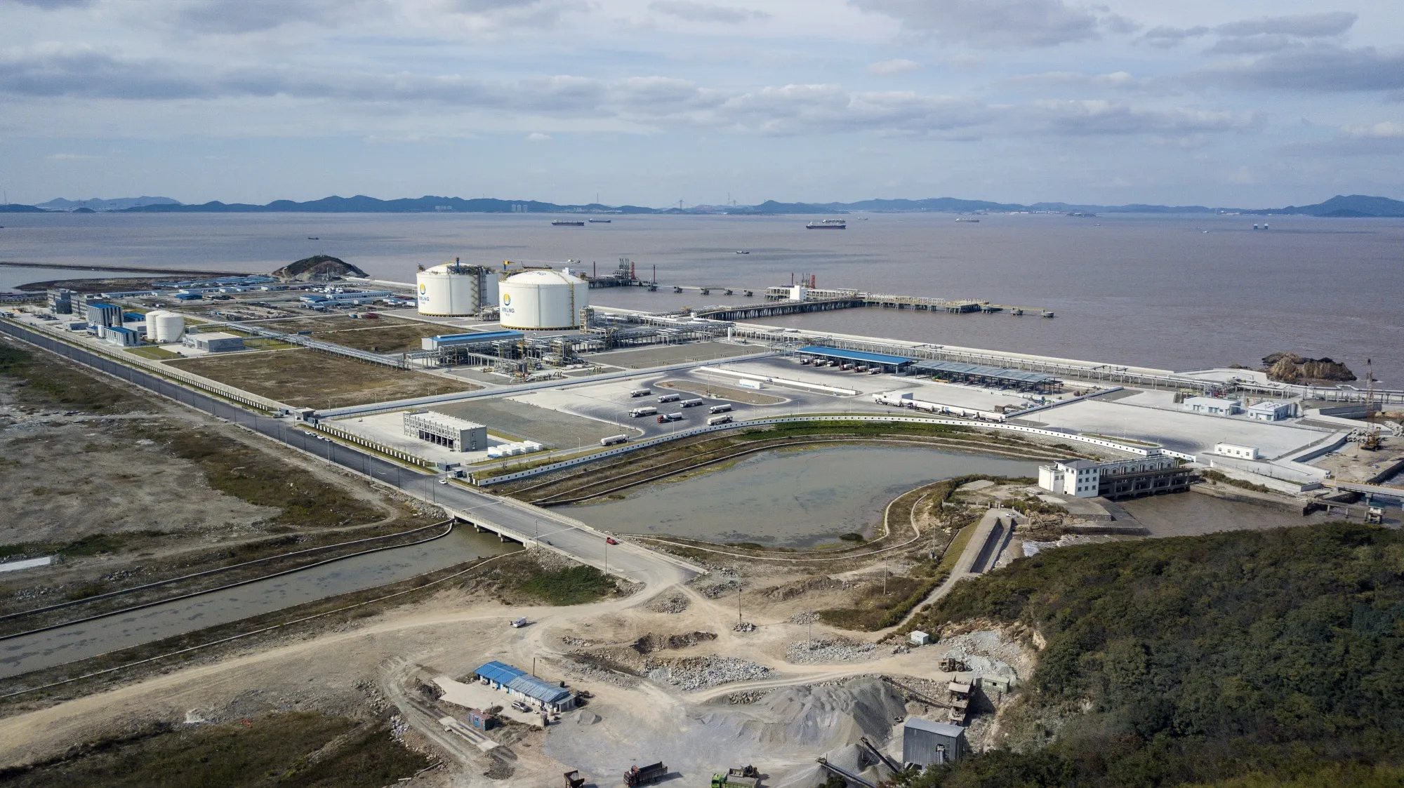 ENN Energy Holdings Ltd.’s LNG terminal on Zhoushan Island.