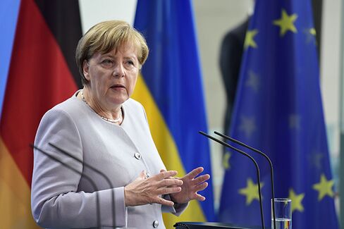 Angela Merkel in Berlin on June 27.