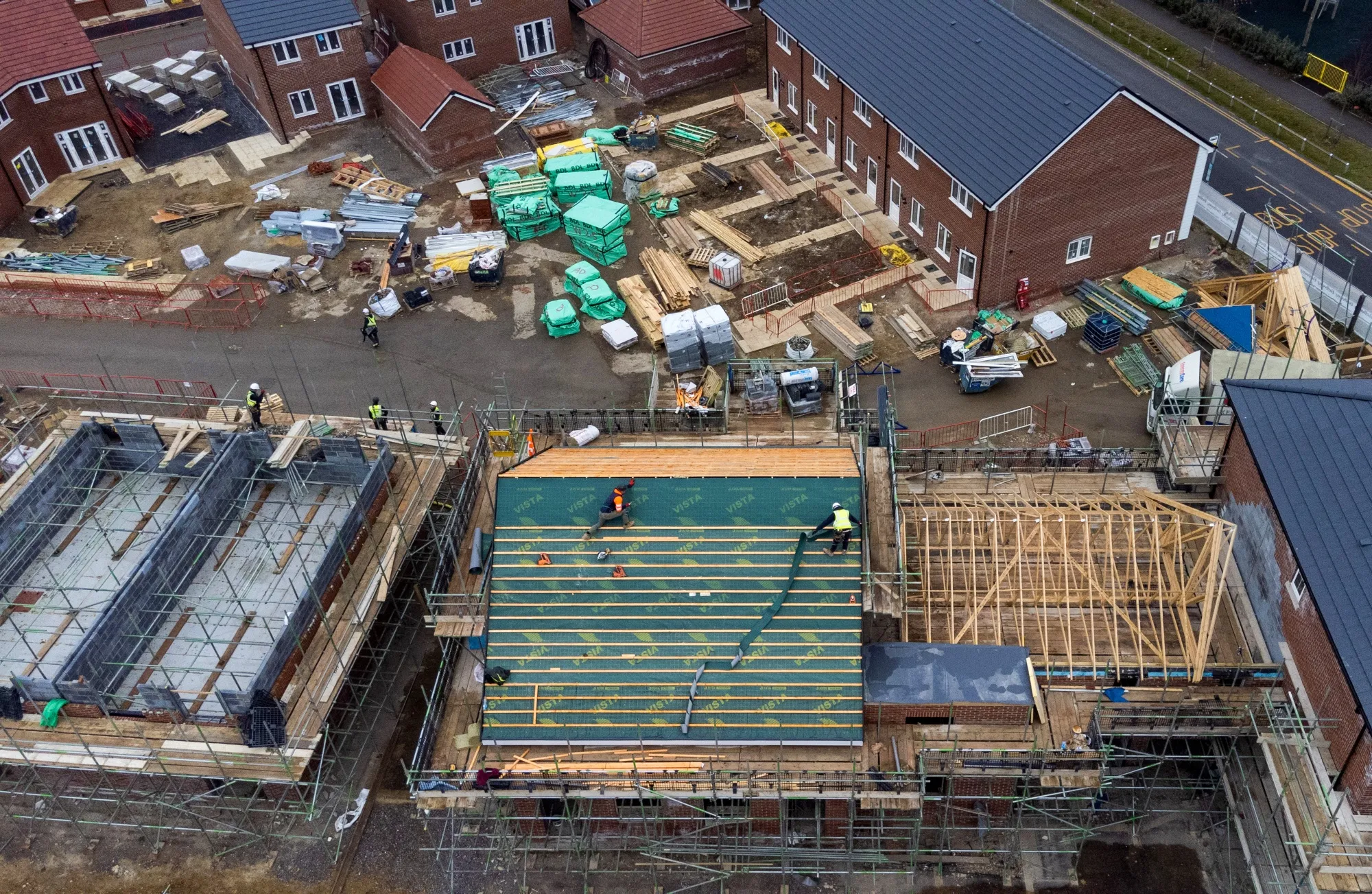 The decline in property construction will be of major concern to the Labour government after it pledged to build 1.5 million homes over five years.