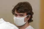 Payton Gendron appears during his arraignment in Buffalo City Court, in Buffalo, on May 14. 
