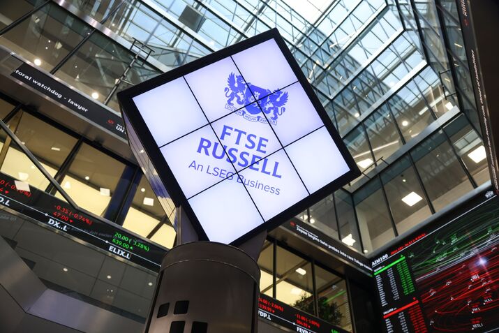 The London Stock Exchange on 40th Anniversary of FTSE 100