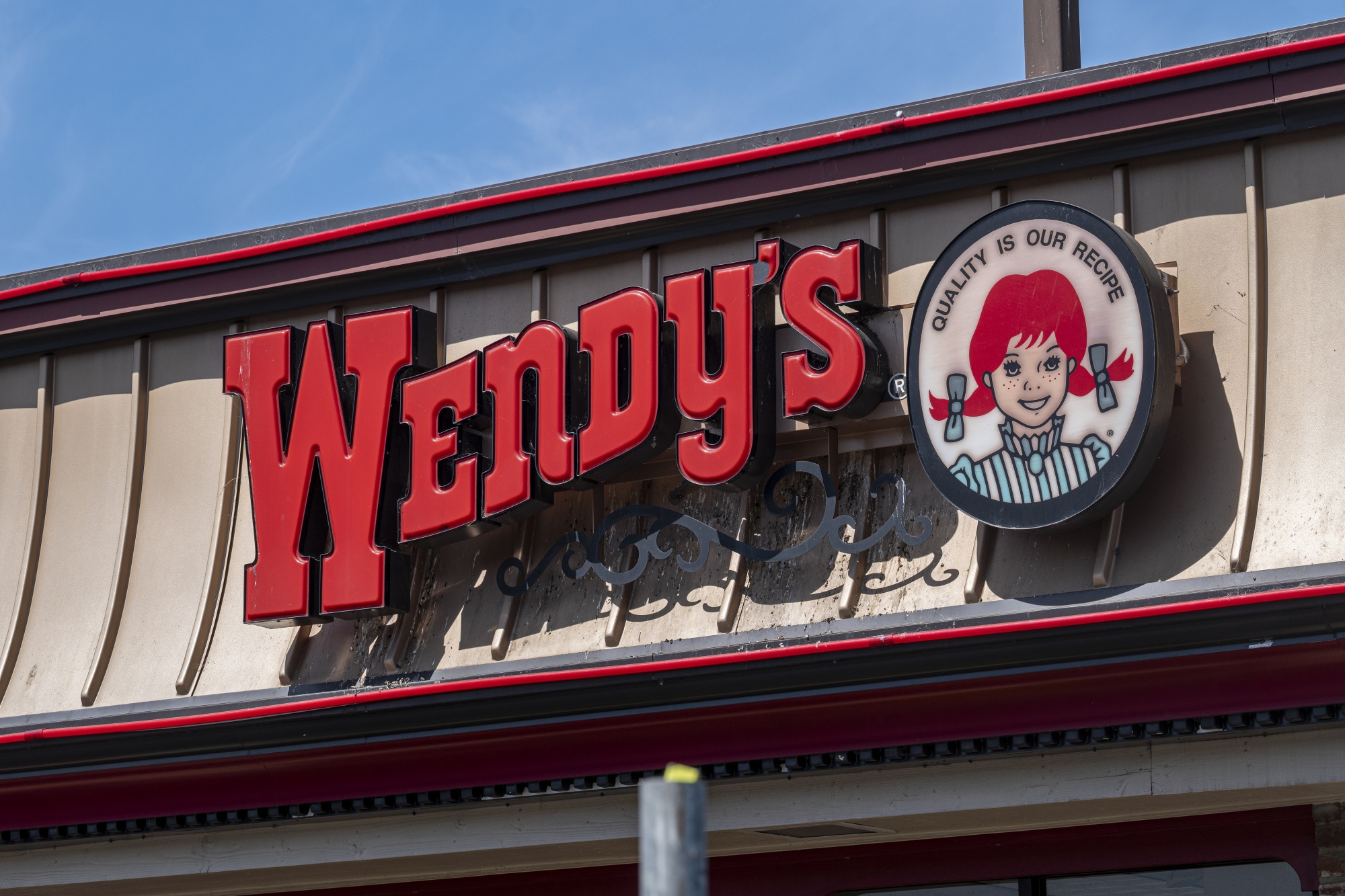 A Wendy's fast food restaurant in Vallejo, California.