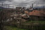 Residential property sits near ArcelorMittal steelworks in Zenica.