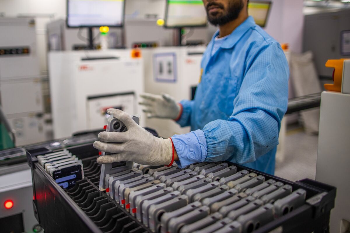 India Electronics Manufacturing Shares Jump on Budget Boost