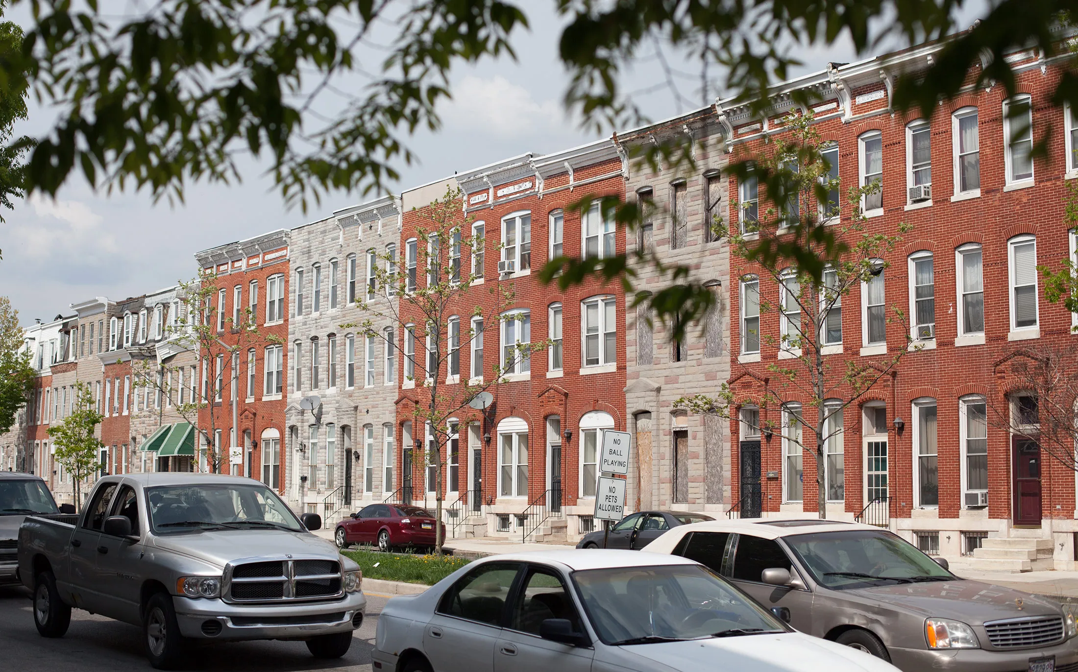 Baltimore Neighborhood of Sandtown Winchester, where Eddie Gray lived.