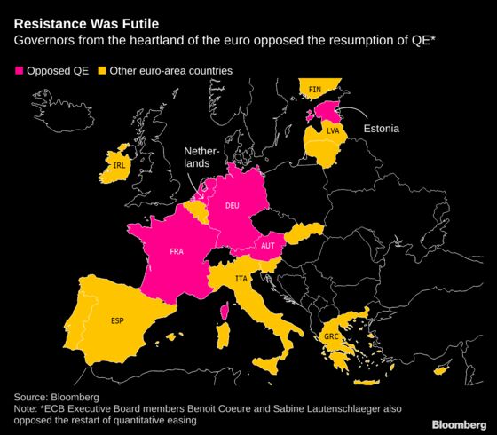 ECB Dispute Goes Public as Governors Spar Over Draghi's QE Move