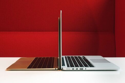 The MacBook makes the MacBook Pro look massive.