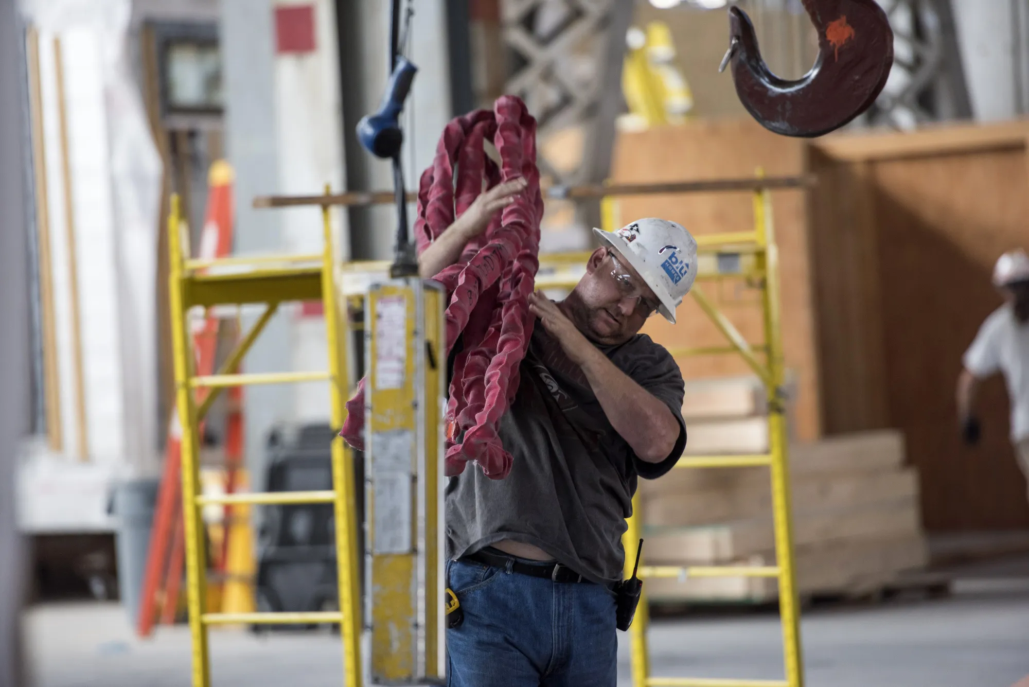 Heavy lifting.
