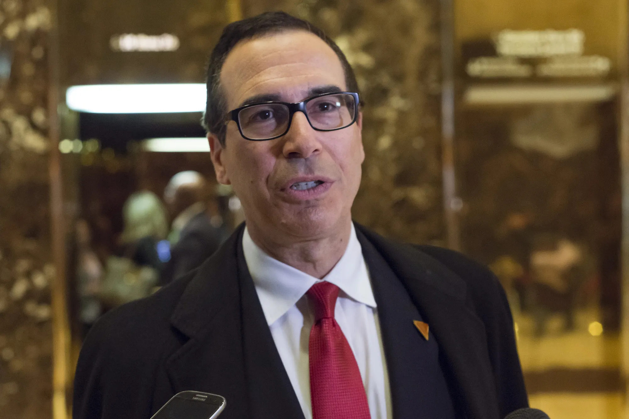 Steven Mnuchin.
