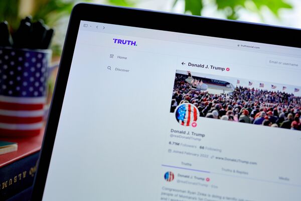 Truth Social As Trump's Social Media Company Approved To Go Public