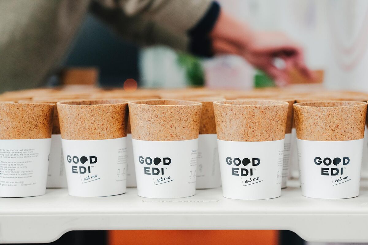 Edible Coffee Cups From Good Edi Could Cut Environmental Waste Bloomberg