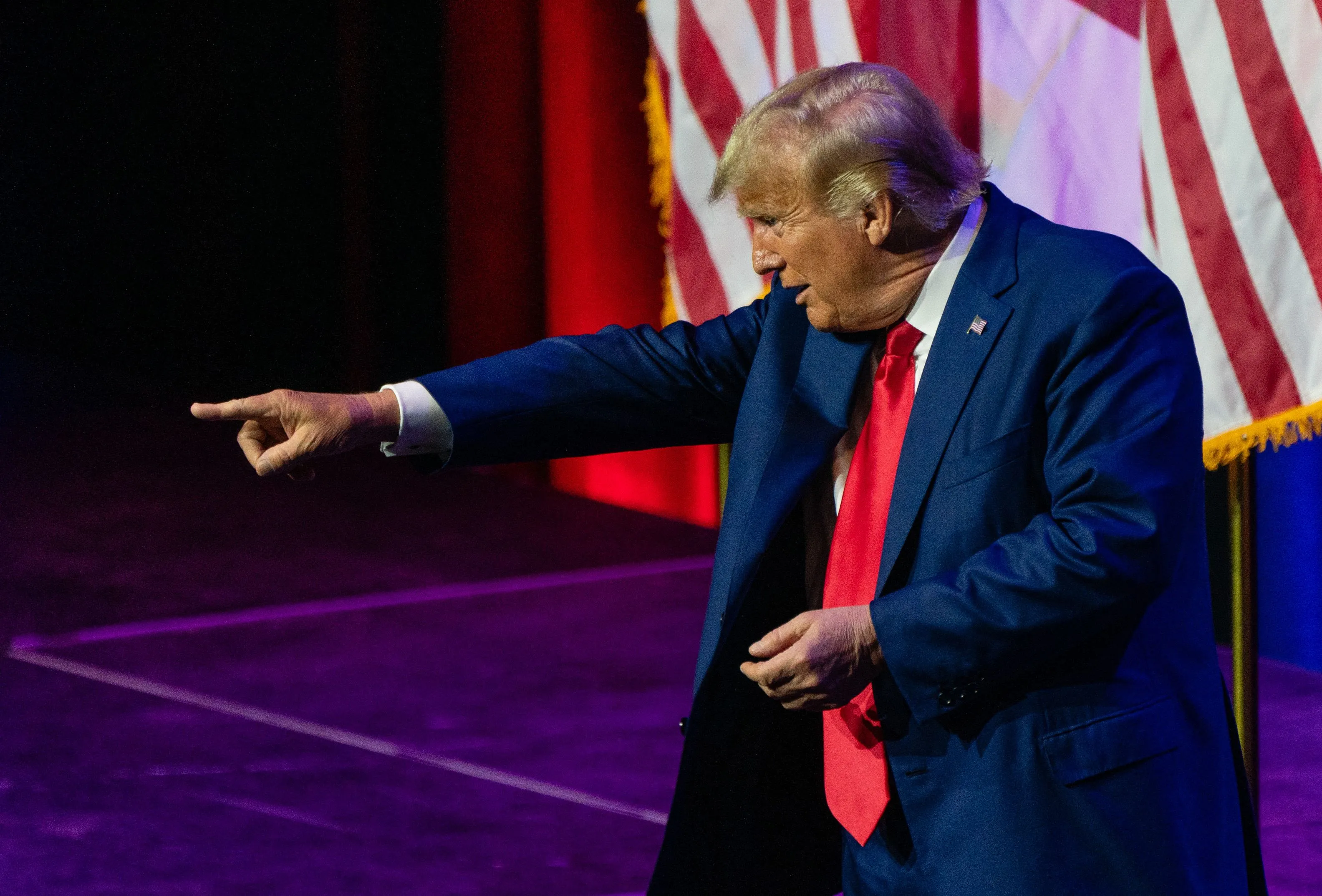 Donald Trump in Montgomery, Alabama, on Aug. 4.