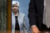 Janet Yellen, chair of the U.S. Federal Reserve, arrives to a Senate Banking Committee hearing in Washington on July 15, 2014. Yellen told lawmakers the central bank must press on with monetary stimulus as “significant slack” remains in labor markets and inflation is still below the Fed's goal.

