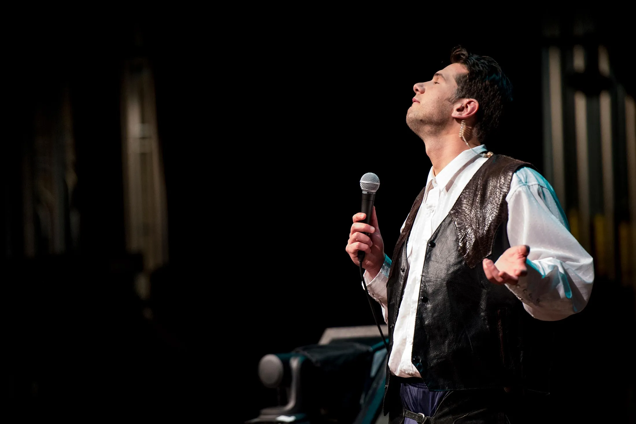 Steven Crowder performs&nbsp;in Ann Arbor, Mich. on Oct. 25, 2018.&nbsp;