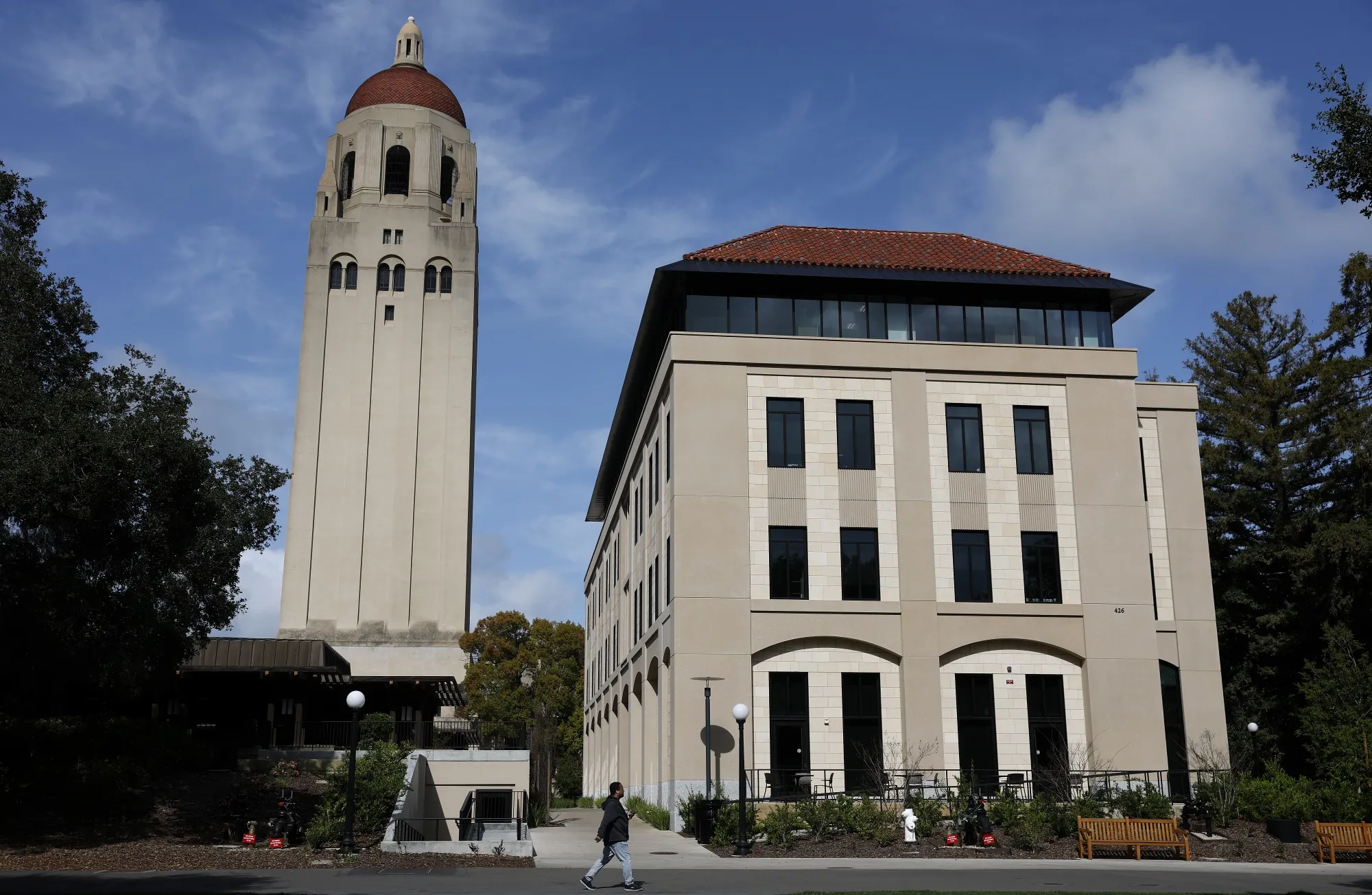 The Stanford University campus in Stanford, California.