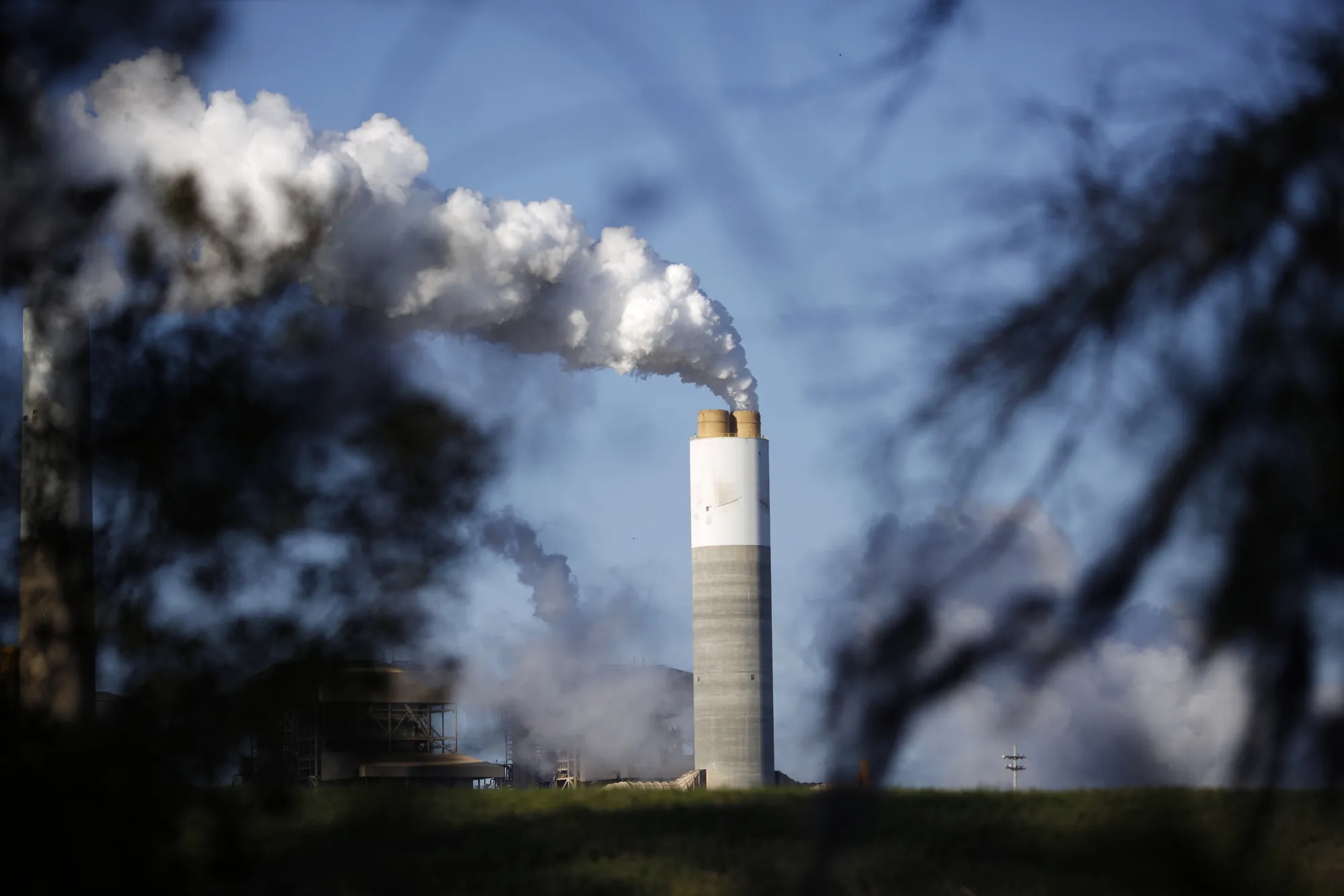 Emissions rise from the coal fired power plant in South Carolina, U.S.
