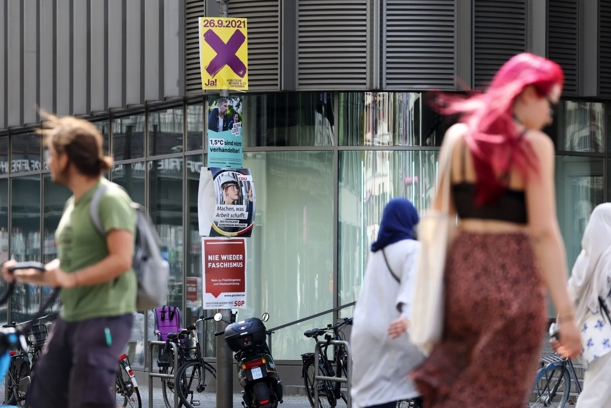 Political Campaign Posters Ahead of German Election