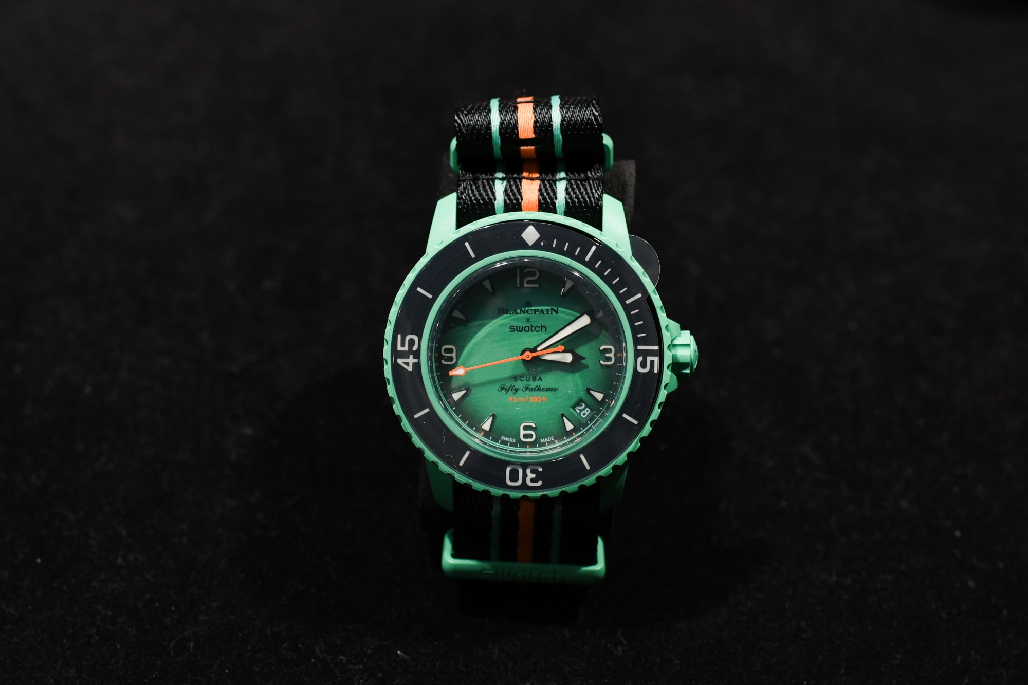 Navy Blue Swift for Blancpain X Swatch 