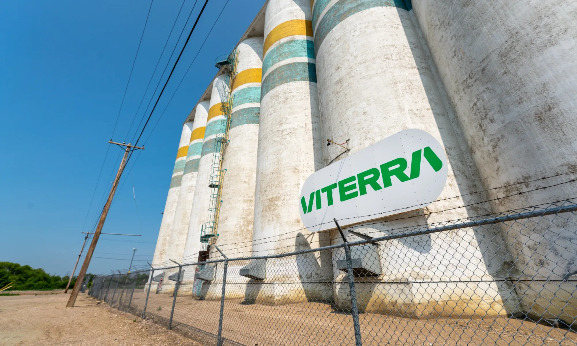 A Viterra grain elevator in Saskatoon, Saskatchewan.