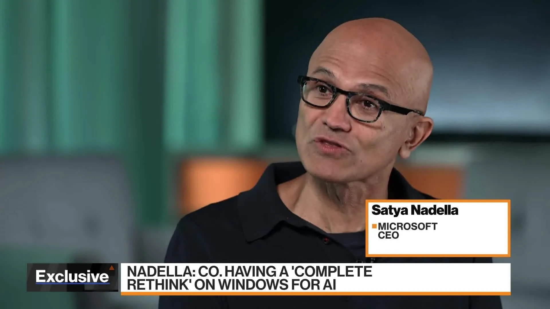 Watch Microsoft CEO Wants New AI PCs to Revive Mac Rivalry - Bloomberg