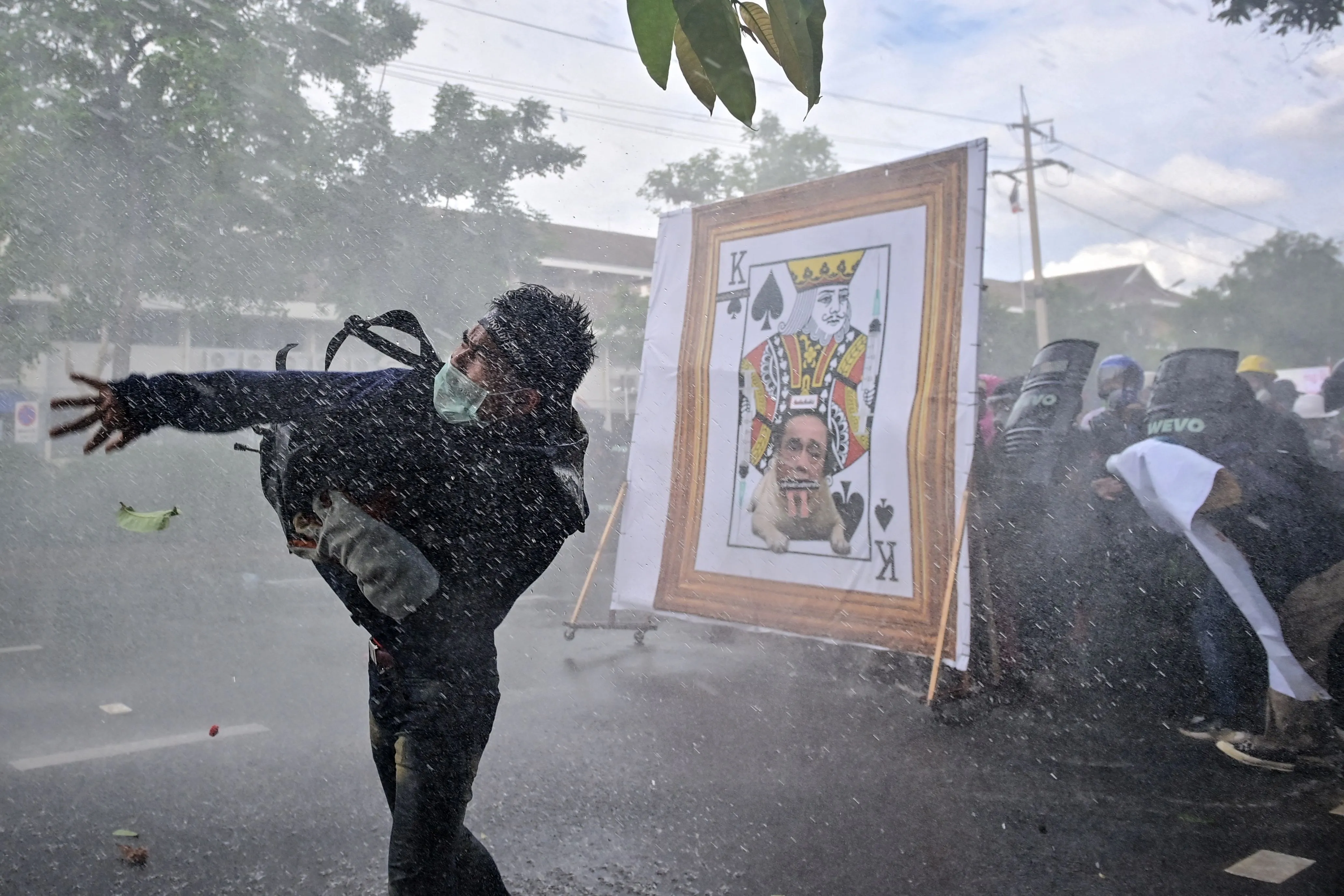 A protest in Bangkok on July 18.