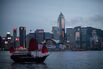HONG KONG-HARBOUR-JUNK