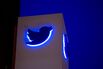The Twitter Inc. logo is displayed on the facade of the company's headquarters in San Francisco on Sept. 13, 2013.
