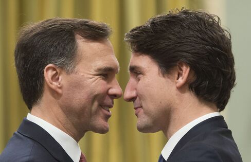 Justin Trudeau and Bill Morneau