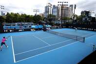 General Scenes At Melbourne Park As Tennis Returns To Action