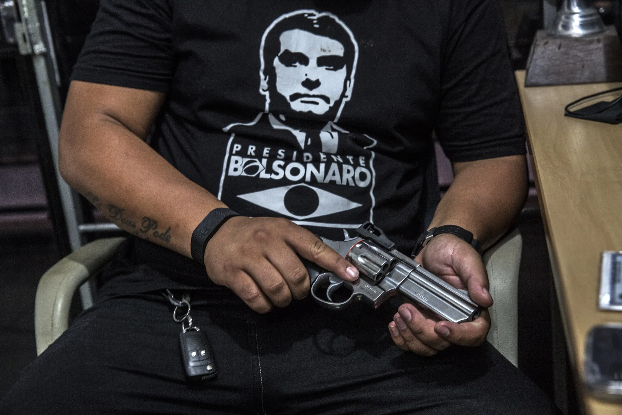 A Gun Shop And Shooting Range As Bolsonaro Loosens Rules On Gun Ownership