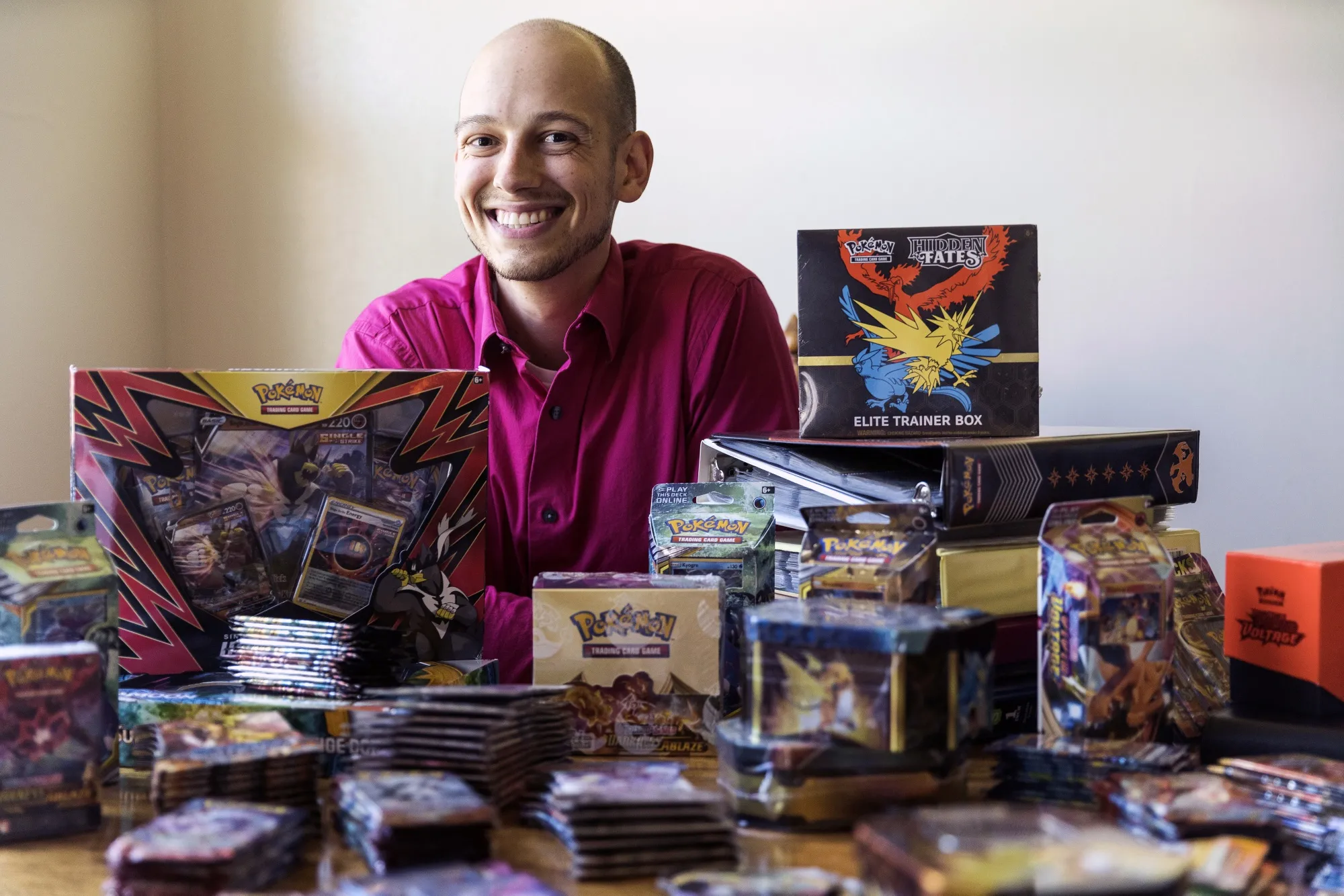 Mark Shininger is selling off&nbsp;his grade school Pokemon cards for thousands of dollars.&nbsp;