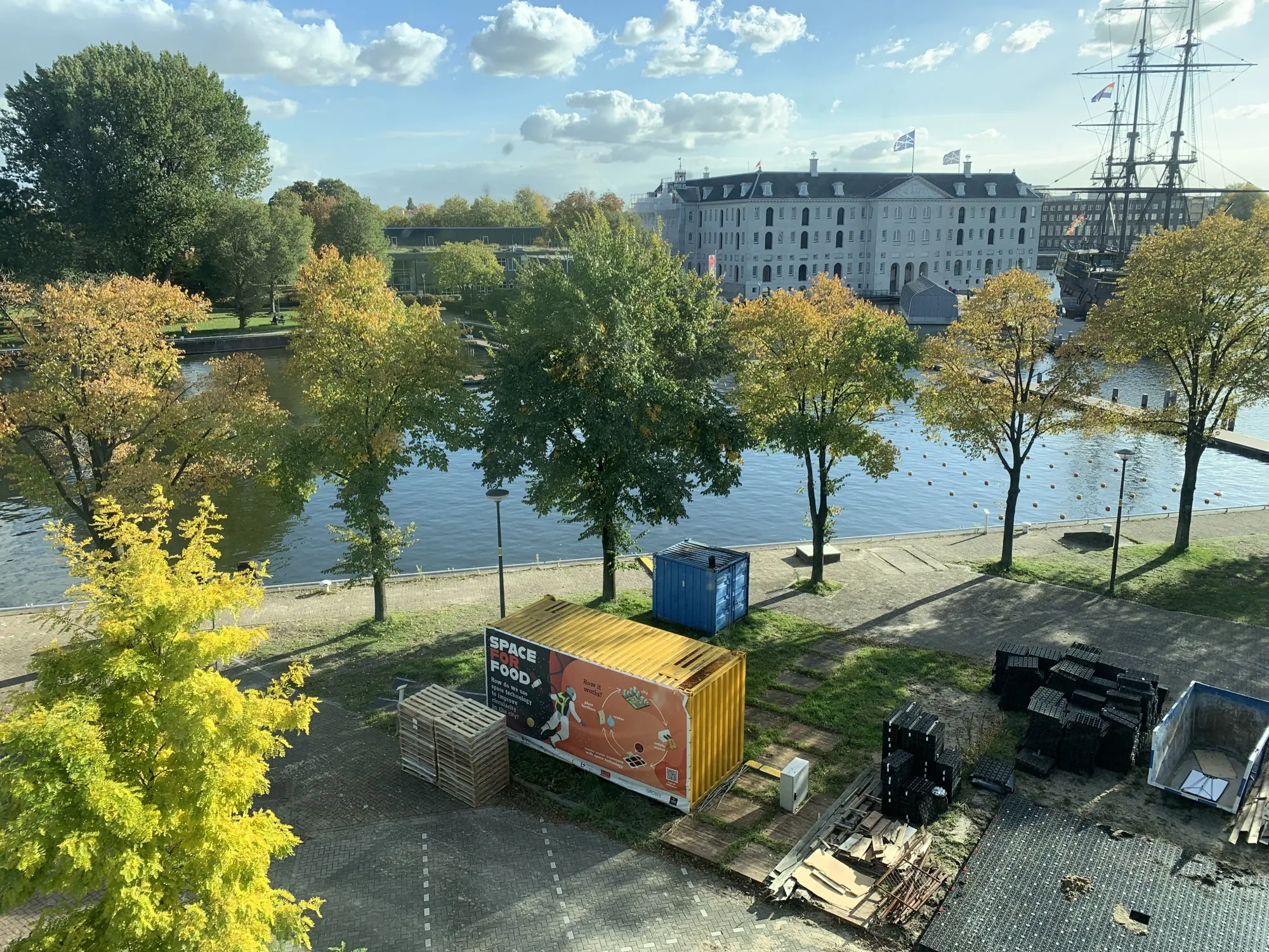 The view outside the&nbsp;Amsterdam Institute for Advanced Metropolitan Solutions.