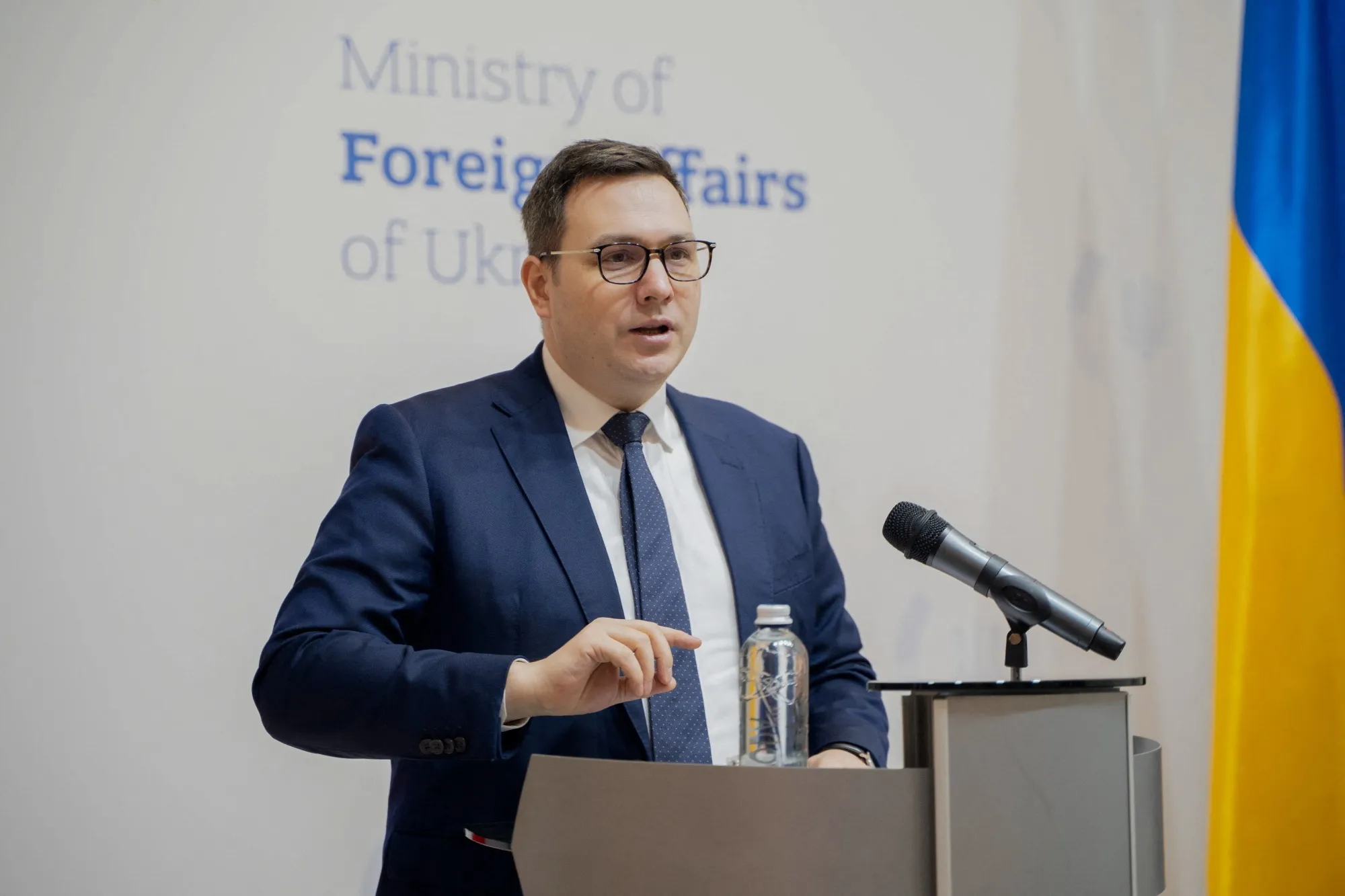 Czech Foreign Minister Jan Lipavsky in Kyiv in 2024.