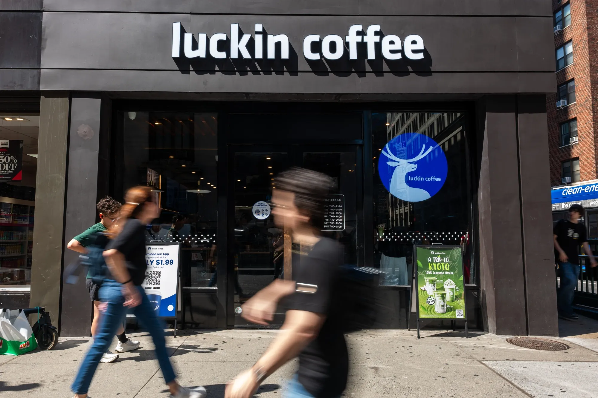 Taking on Starbucks on its home turf.