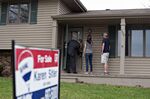 One step in the housing chain reaction.  Photographer: Daniel Acker/Bloomberg